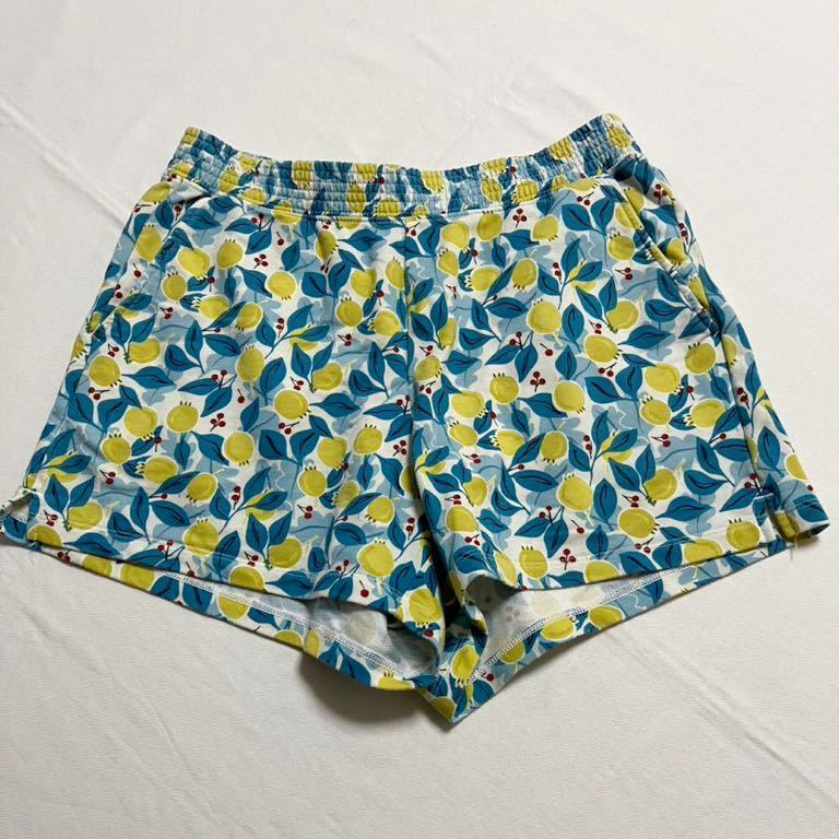 UNIQLO メンズ ハーフパンツ 3本セット XL ライトブルー ボタニカル