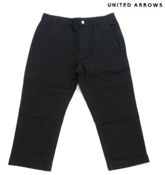 【UNITED ARROWS/ユナイテッドアローズ 】クロップドパンツブラックMサイズ(未使用・未着用品)