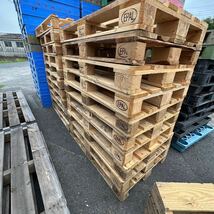 【中古】木製パレット 800×1200 30枚セット 木パレ ユーロパレット EPAL_画像4