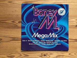 BONEY M★MEGA MIX★12インチUK盤★RIVERS OF BABYLON・SUNNY・DADDY COOL・RASPUTIN・MA BAKER・MARY'S BOY CHILD・OH MY LORD★MEGAMIX