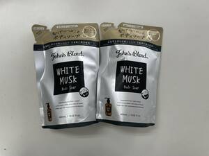 ★2個セット ジョンズブレンド ボディソープ リフィル 詰め替え ホワイトムスク 400ml レフィル John's Blend OAJON6001 ボディーソープ