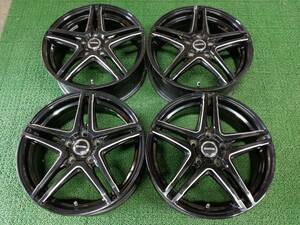 ★格安★ GLaffite 17×6.5J +53 5H-114.3 4本セット ノア・ヴォクシー・セレナ等