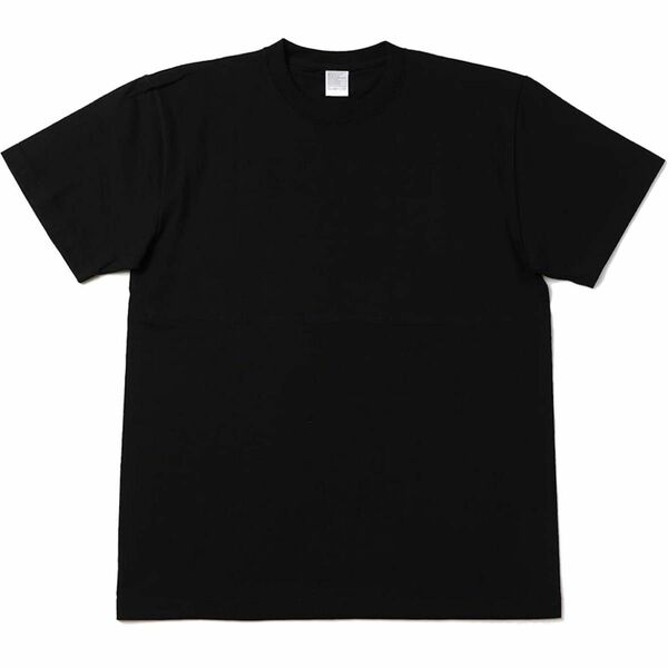 Tシャツ　黒　ブラック　透けないTシャツ 厚手生地＋二重構造　Mサイズ