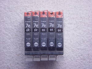 ◆CANON◆BCI-7eBK ◆未使用5本セット