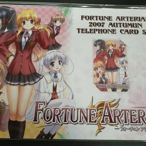 DP2】 フォーチュンアテリアル 台紙付きテレカ オーガスト 2007 AUTUMN