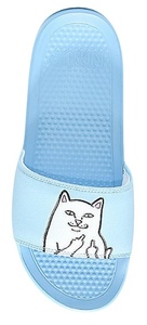 Ripndip Lord Nermal Slide Sandal Light Blue Size US4 21cm サンダル