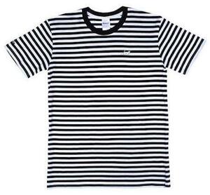 Ripndip Castanza Stripe T-Shirt Black/White L Tシャツ