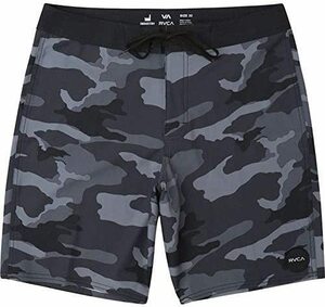 RVCA VA Print Boardshort Black Camo W28 ボードショーツ