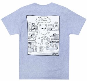 Ripndip Shake N Bake T-Shirt Heather Grey M Tシャツ