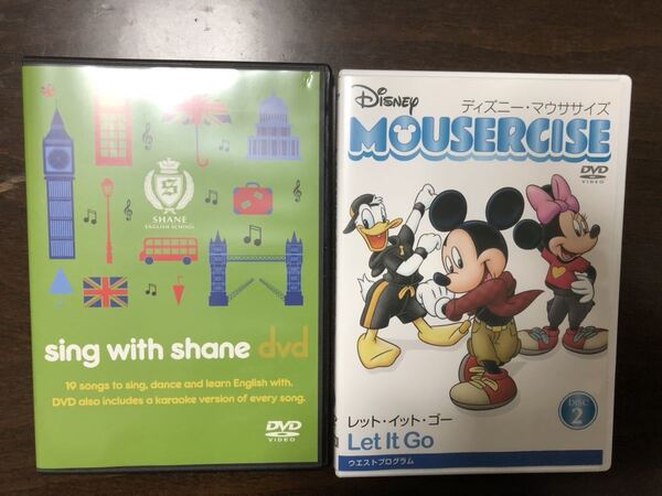 知育 キッズ DVD kids Disney エクササイズEnglish songs ディズニー 英語 歌 シェーン 英会話 ACTION