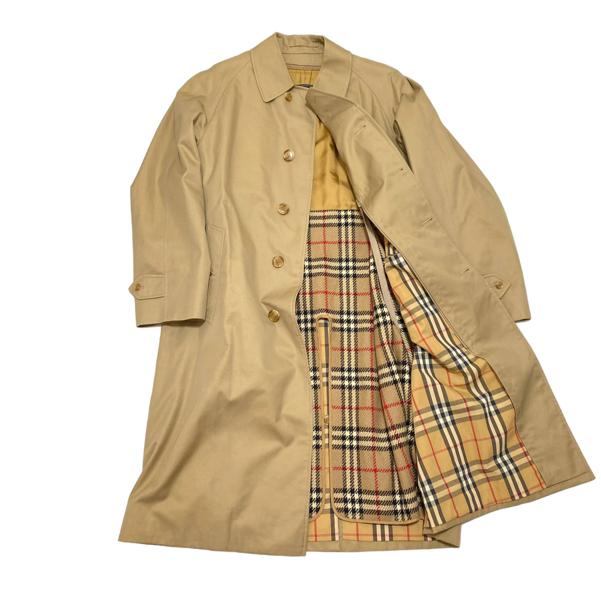 Burberry´s 90´s ヴィンテージ ステンカラーコート 中綿ライナー付-