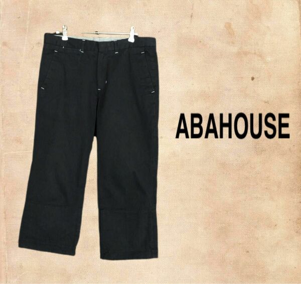 メンズ ABAHOUSE アバハウス ショートパンツ/半端丈パンツ コットン100% ブラック