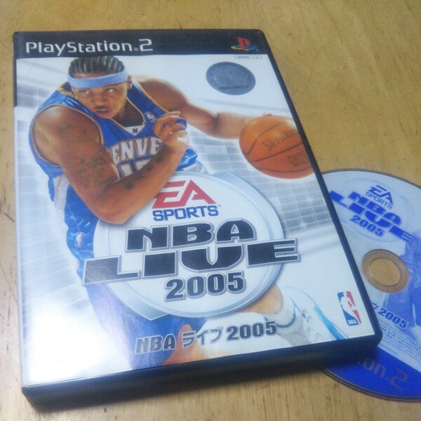 PS2【NBA ライブ 2005】EAスポーツ　送料無料、返金保証　プレイステーション2ソフト　発送前に動作確認をします