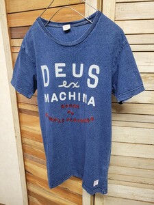 DEUS EX MACHINA デウス ロゴ Tシャツ インディゴ デニム ロンハーマン取扱いブランド