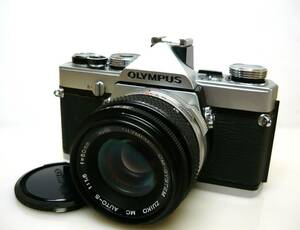 ★OLYMPUS(オリンパス)● OM-1 ◆ZUIKO MC AUTO-S 1:1.8 f=50mm●