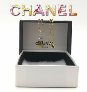 CHANEL シャネル　NO.5香水ボトルモチーフ　ミニネックレストップ　チャーム