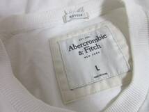 アバクロンビー＆フィッチ Abercrombie&Fitch 半袖 Tシャツ カットソー 白 L yg4060_画像4