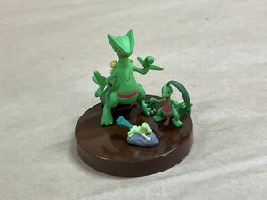 中古品 立体ポケモン図鑑 進化 フィギュア キモリ ジュプトル ジュカイン ポケットモンスター