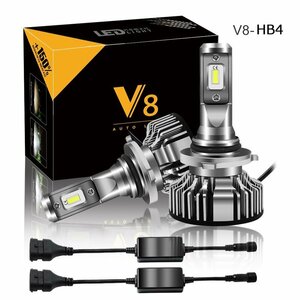 LEDヘッドライト HB4 DC12V 16000ルーメン 6500K ホワイト 新車検対応 2本セット 1年保証