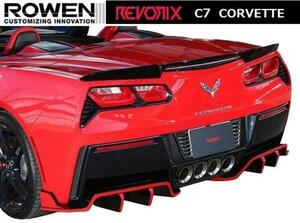 【M's】CHEVROLET CORVETTE C7 2014.4- リヤディフューザー ROWEN ／ ロエン G0230012 シボレー コルベット REVORIX