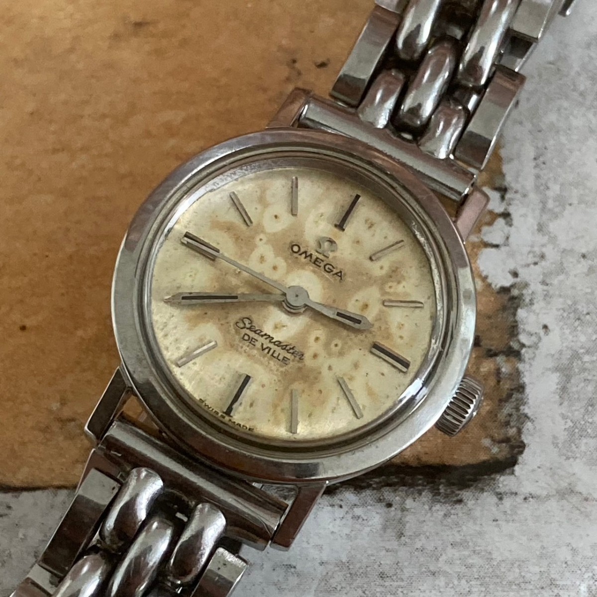 ヴィンテージ☆動作品☆OMEGA オメガ 手巻き Seamaster De Ville