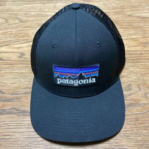 【極美品】patagonia パタゴニア メッシュキャップ ブラック ONE SIZE パタゴニアキャップ