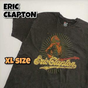 【XL】ERIC CLAPTON バックロゴ プリントTシャツ リユース ultramto