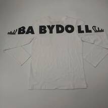 130 未使用 BABYDOLL Tシャツ 長袖 ホワイト_画像2