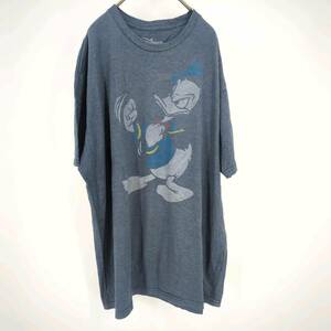 DISNEY Tシャツ ドナルドダック くすみネイビー