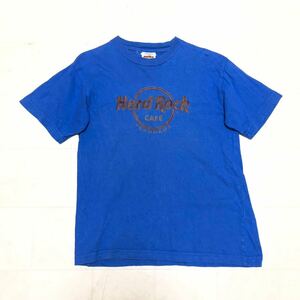 【送料360円】Hard Rock Cafe ヨコハマ ハードロックカフェ 半袖Tシャツ 男女兼用 古着 CD174