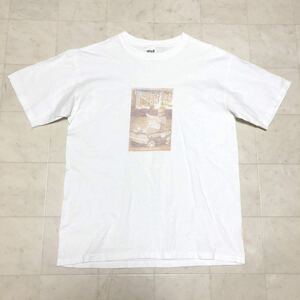 【送料360円】USED プリントTシャツ 半袖 男性用 メンズ Mサイズ クルーネック 古着 CD200