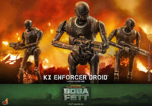  hot toys 1/6boba*fetoKXen four sa-* Droid unopened new goods TMS072 The Book of Boba Fett KX Enforcer Droid HOTTOYS