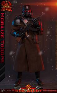 FLAGSET 1/6 ソビエト連邦機動隊 未開封新品 FS-73046 Red Alert Mobilize Troops 検） verycool DID SS DAMTOYS Facepoolfigure