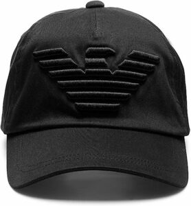  с биркой черный EMPORIO ARMANI CAP Emporio Armani Eagle цельный вышивка Baseball колпак шляпа 