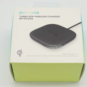 アウトレット【新品】RAVPower 高速ワイヤレス充電器　TURBO WIRELESS CHARGER 10W iPhone