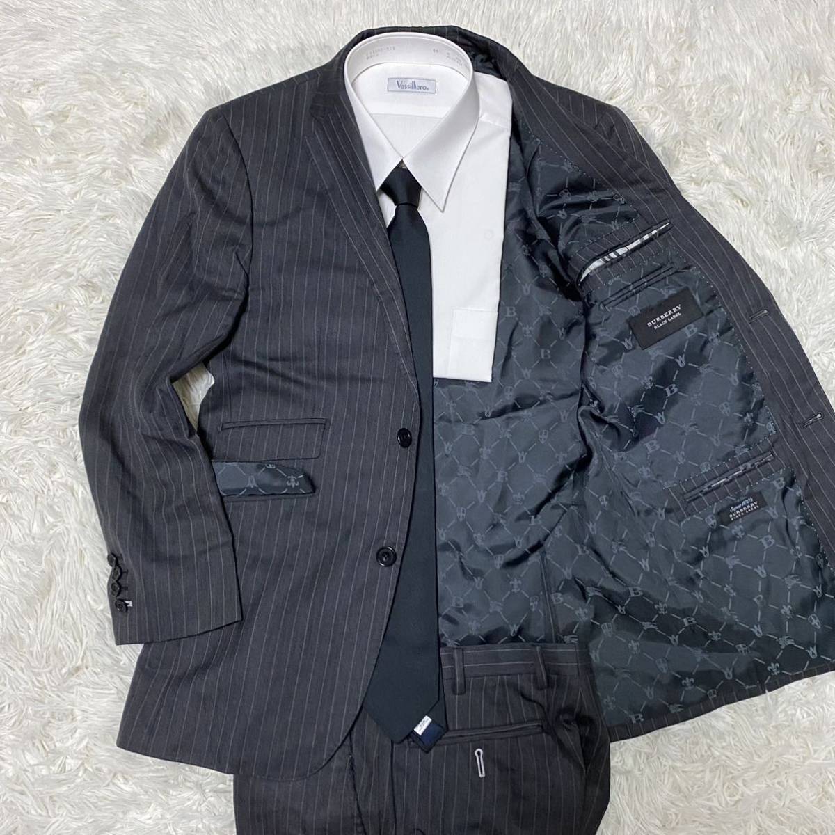 2023年最新】ヤフオク! -バーバリー スーツ グレーの中古品・新品・未