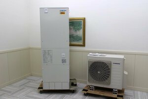 21年製 超美品！コロナ 家庭用 電気温水器 370L 野外形 CTU-37AY4 CHP-YA453 温水ボイラー 単相200V フルオート リモコン付 お風呂台所