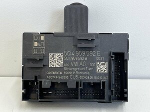 ★ VW ゴルフ オールトラック 5G 2017年 AUCJSF DCM ドアコントロールユニット コンピューター (在庫No:A35731) (7468)