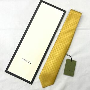 新品　GUCCI ネクタイ ギフトケース付 GUCCI イタリア製 SILK