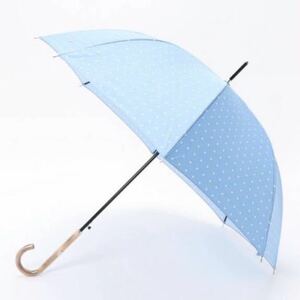 匿名配送　送料無料　新品　ラルフローレン　雨傘　長傘　ドット　ブルー　婦人傘