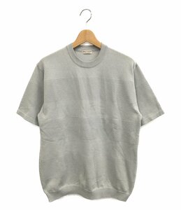 【1円スタート】美品 ネックショートスリーブニット メンズ L L BEAUTY＆YOUTH UNITED ARROWS [0202]