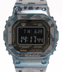 美品 カシオ 腕時計 Bluetooth搭載 カモフラージュ チタン GMW-B5000TCF-2JR G-SHOCK ソーラー メンズ CASIO [1102]