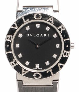 訳あり ブルガリ 腕時計 12P BB26SS ブルガリブルガリ クオーツ ブラック レディース Bvlgari [0104]