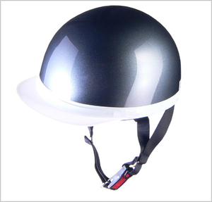 【リード工業】 CROSS CR-740 ハーフヘルメット ガンメタリック