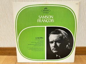 クラシックLP　米セラフィム　S-1-60109　サムソン・フランソワ、フレモー　ショパン／ピアノ協奏曲第２番　ほか