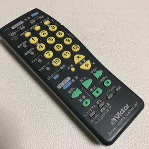 冒険価格！ビクター RM-A61 テレビ リモコン 動作品。