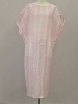 マメクロゴウチ Mame Kurogouchi ドレス/ワンピース MM20SS-DR021 2サイズ ピンク ストライプ レディース j_p F-L7518_画像1