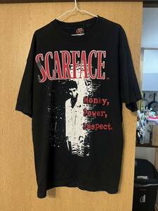 レア スカーフェイス ヴィンテージ Tシャツ オフィシャル scarface XL 90s 00s キムタク