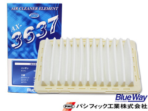 トッポ トッポBJ H82A H20/9～H25/9 エアエレメント エアー フィルター クリーナー パシフィック工業 BlueWay