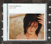 CD) KAREN MATHESON time to fall_画像1